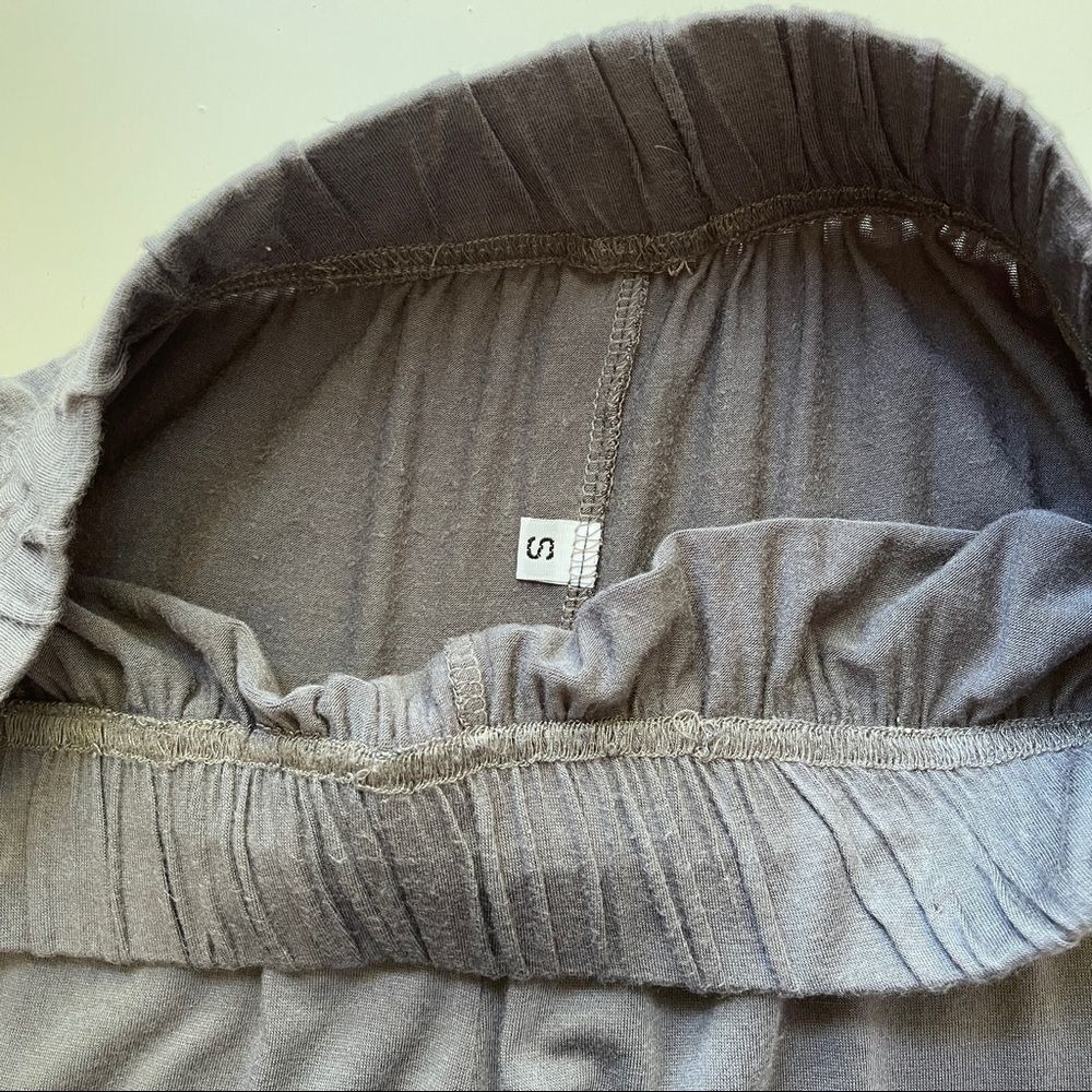 Womens Grey Ruffle Hem Wide Leg Lounge‎ Pants Size S - Picture 5 of 5